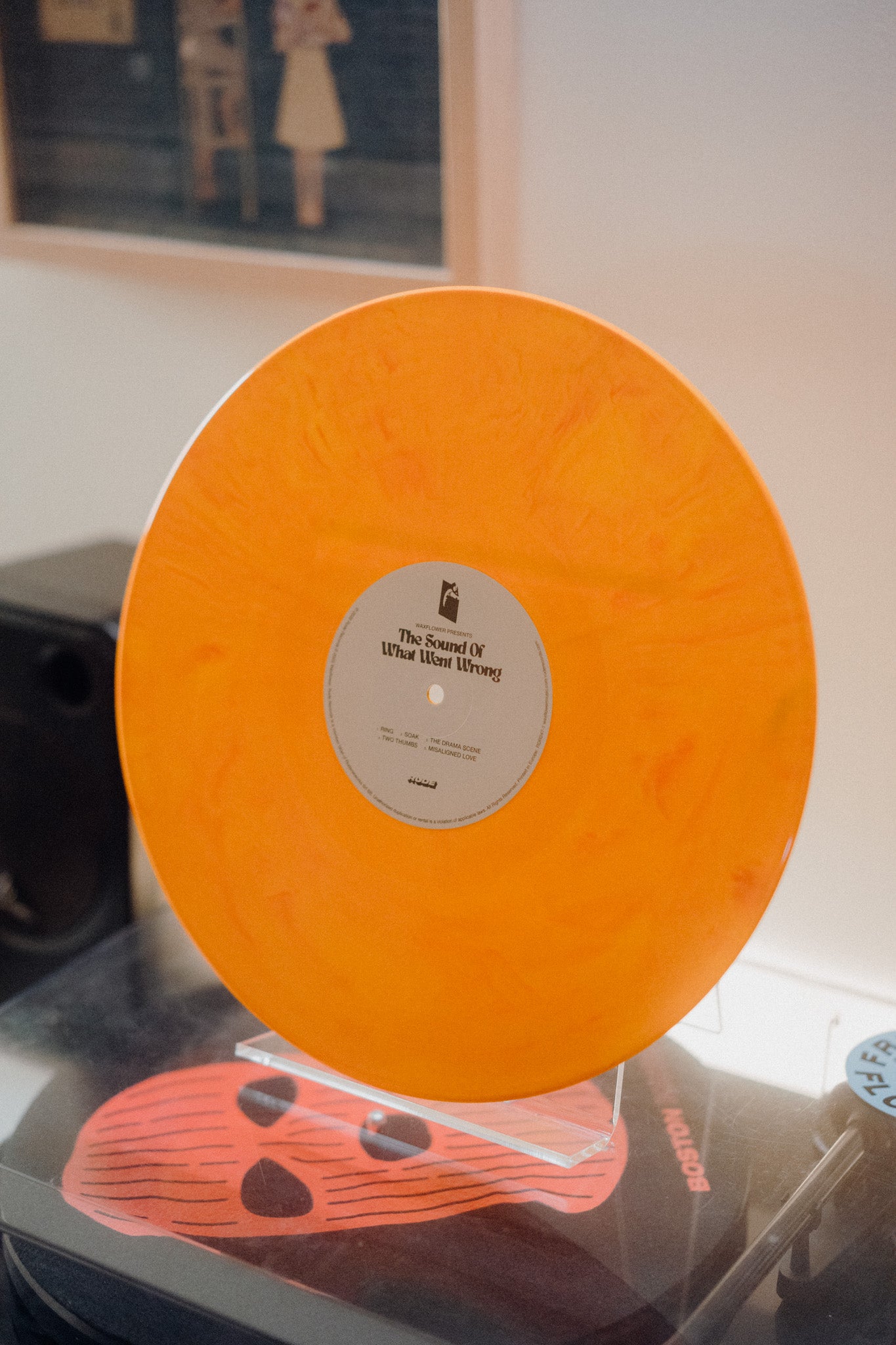 'The Sound of What Went Wrong' Orange Marble 12' Vinyl